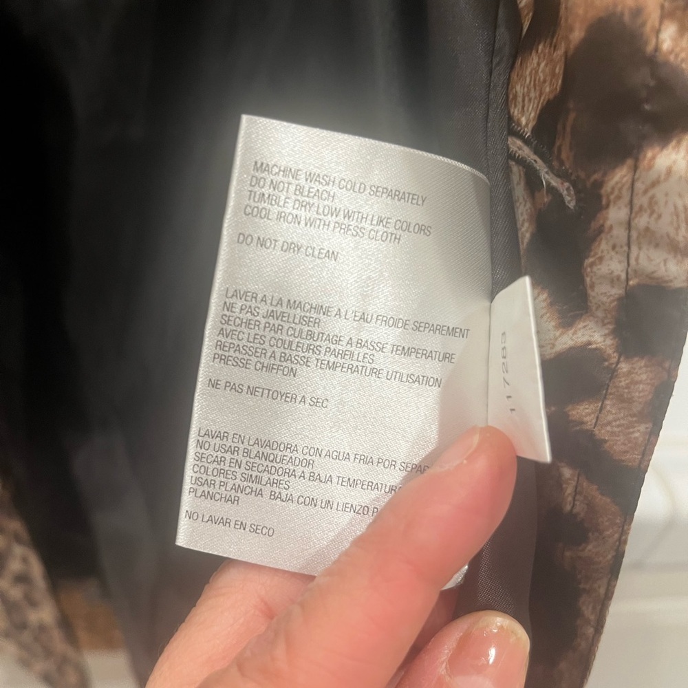 Michael Kors Leopard Print rain coat - Picture 3 of 7
